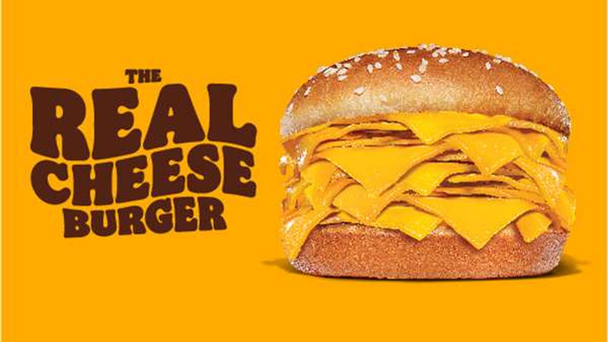 real cheese burger