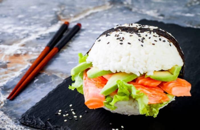 sushi burger